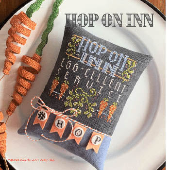 Hop On Inn Cross Stitch Pattern by Hands On Design