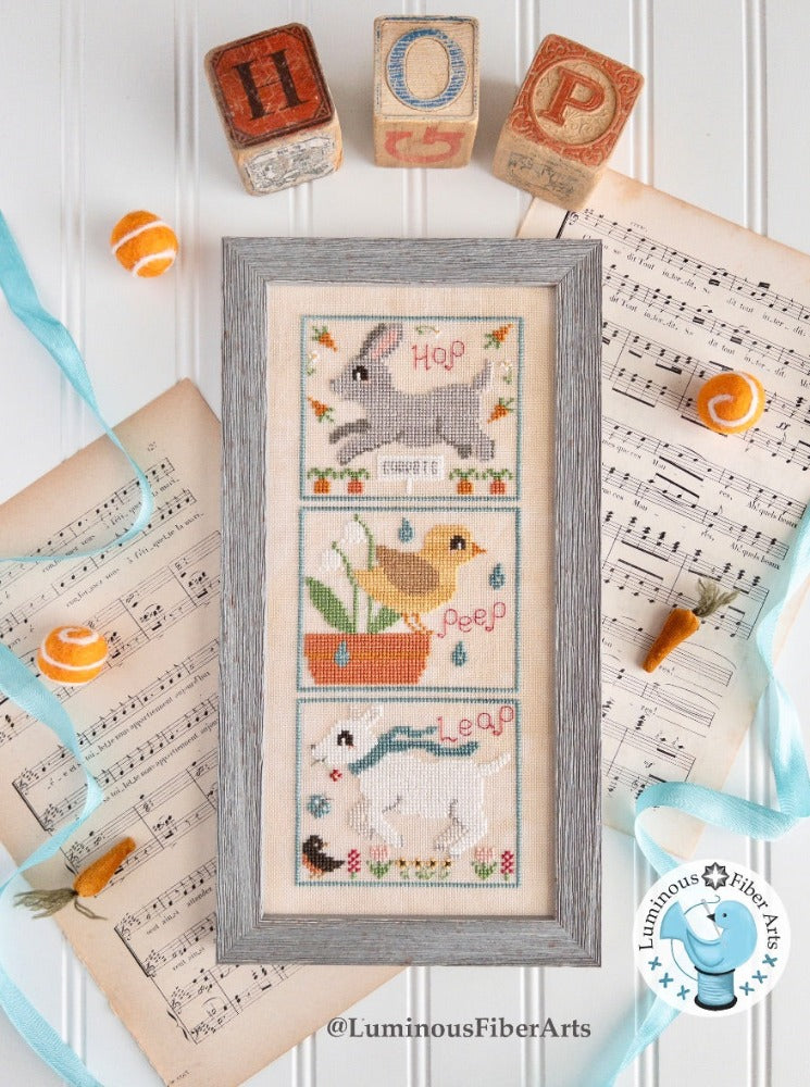 Hop Peep Leap by Luminous Fiber Arts