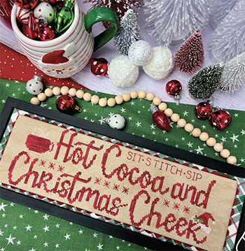 Hot Cocoa and Christmas Cheer Cross Stitch Pattern by Primrose Cottage Stitches