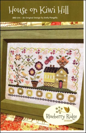 House On Kiwi Hill Cross Stitch Pattern by Blueberry Ridge Design