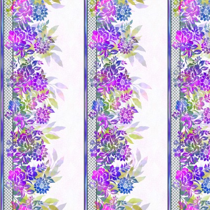 Garden of Dreams II-Border-Purple