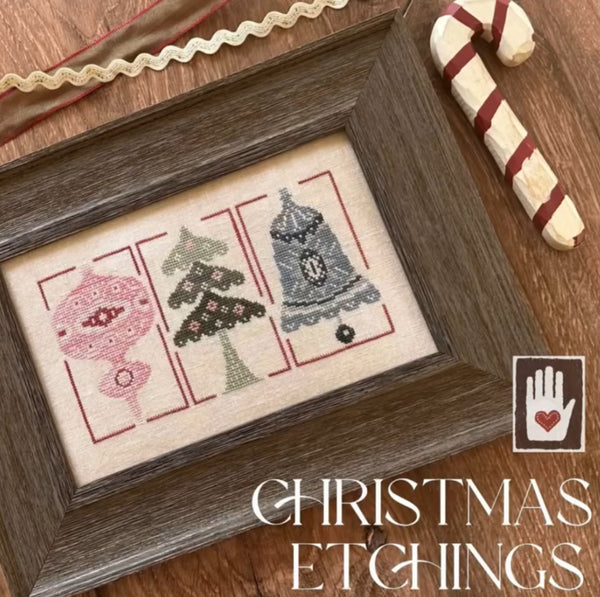 Christmas Etchings by Heart In Hand - Cross Stitch - Paper Pattern