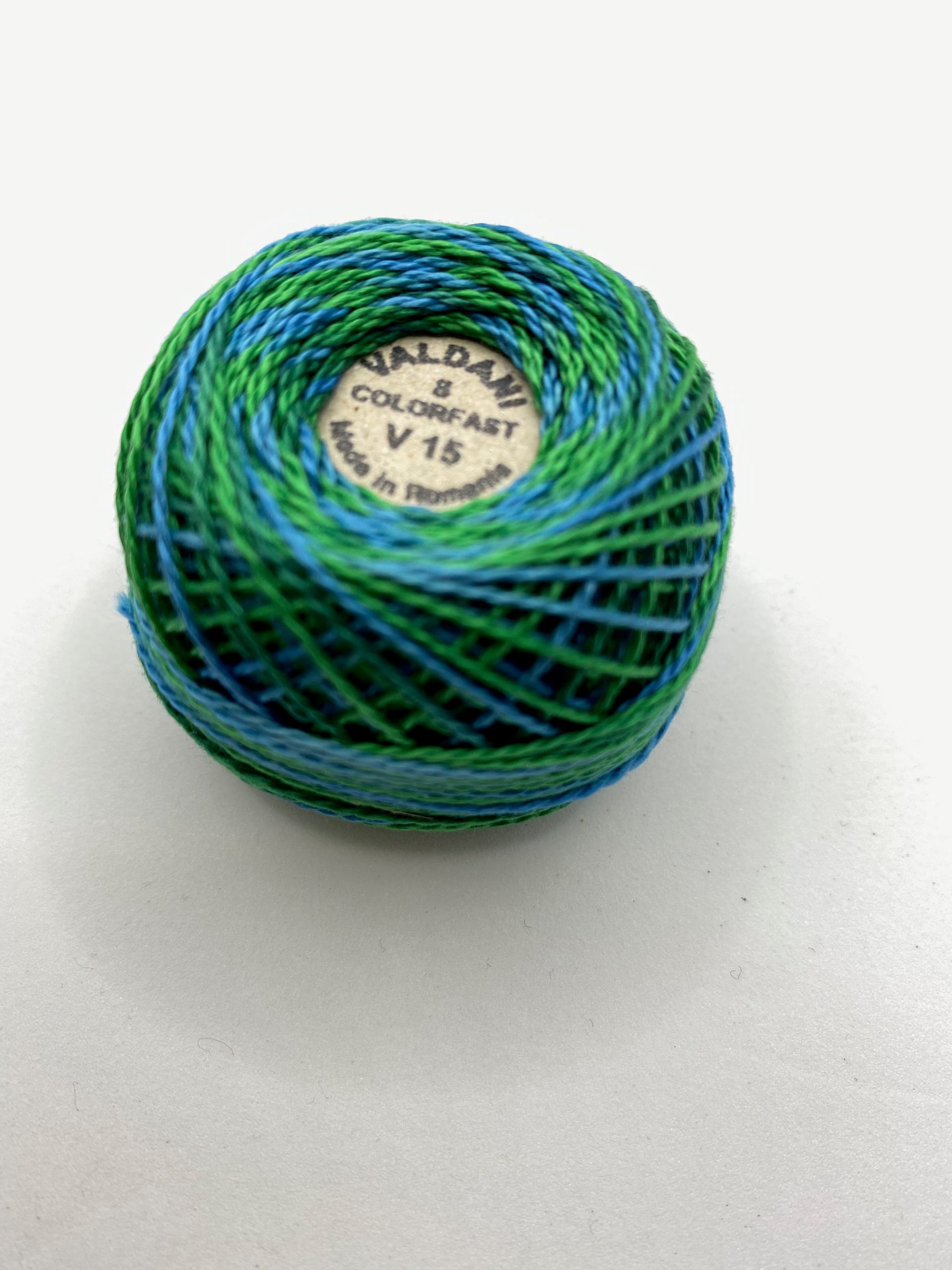 Valdani hand-dyed Perle Cotton, Size 8, Assorted Colors