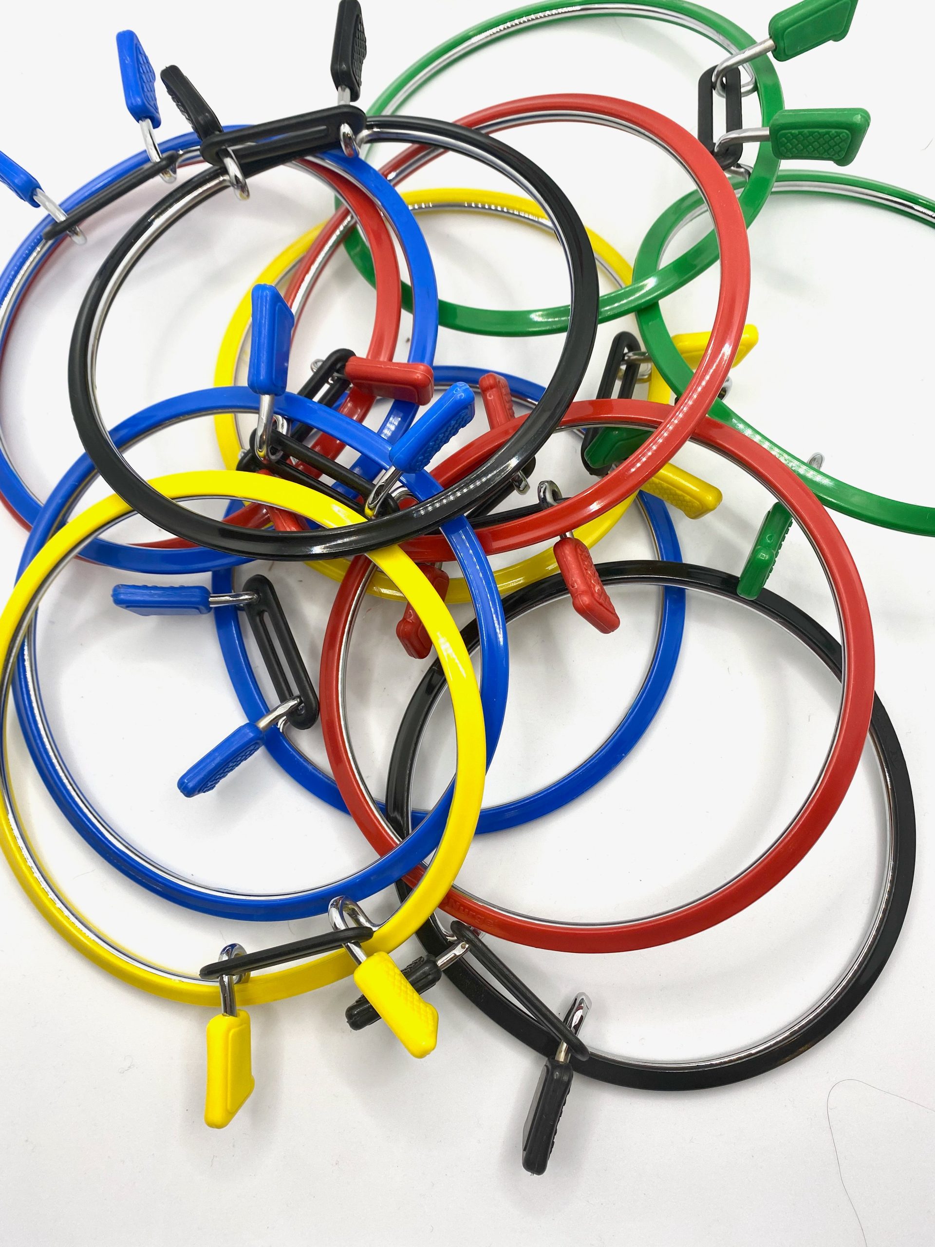 Spring Tension Metal Embroidery Hoops by Nurge