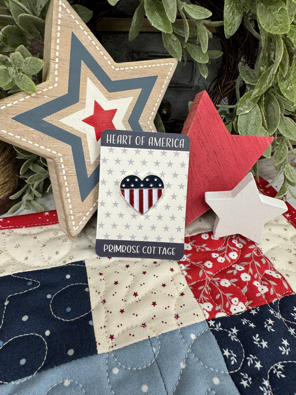 Heart of America Needle Minder by Primrose Cottage