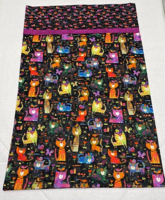 Pillowcase Kit-Catsville Dark**MAKES ONE**
