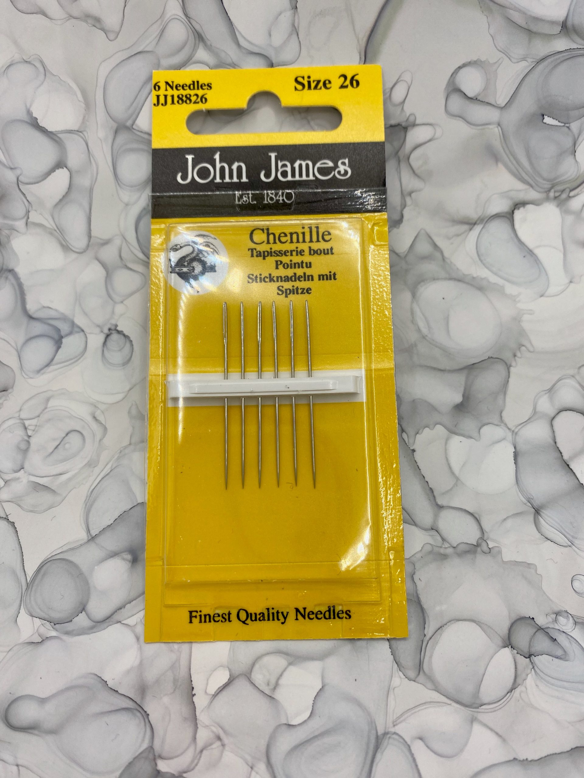 John James Chenille Needles, Size 26