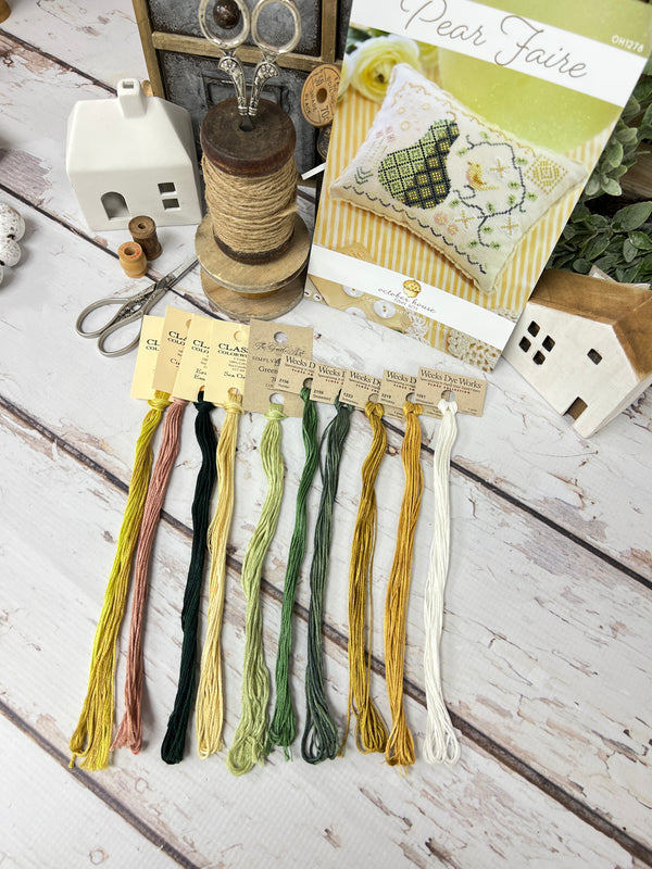 Floss Pack Only for Pear Faire by October House Fiber Arts