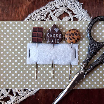 I Love Chocolate: Small Pin Set by Puntini Puntini