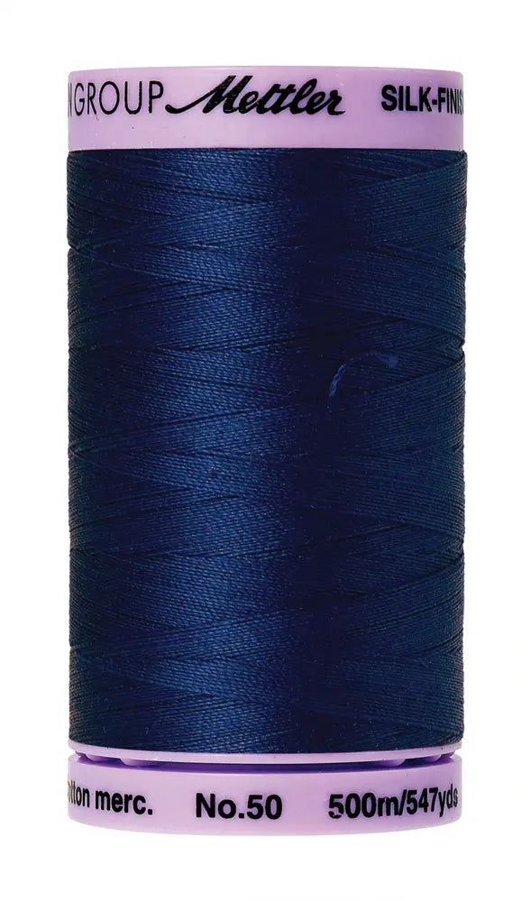 Mettler Cotton Silk Finish 50wt Imperial Blue