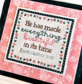 In Its Time Cross Stitch Pattern by Sweet Wing Studio