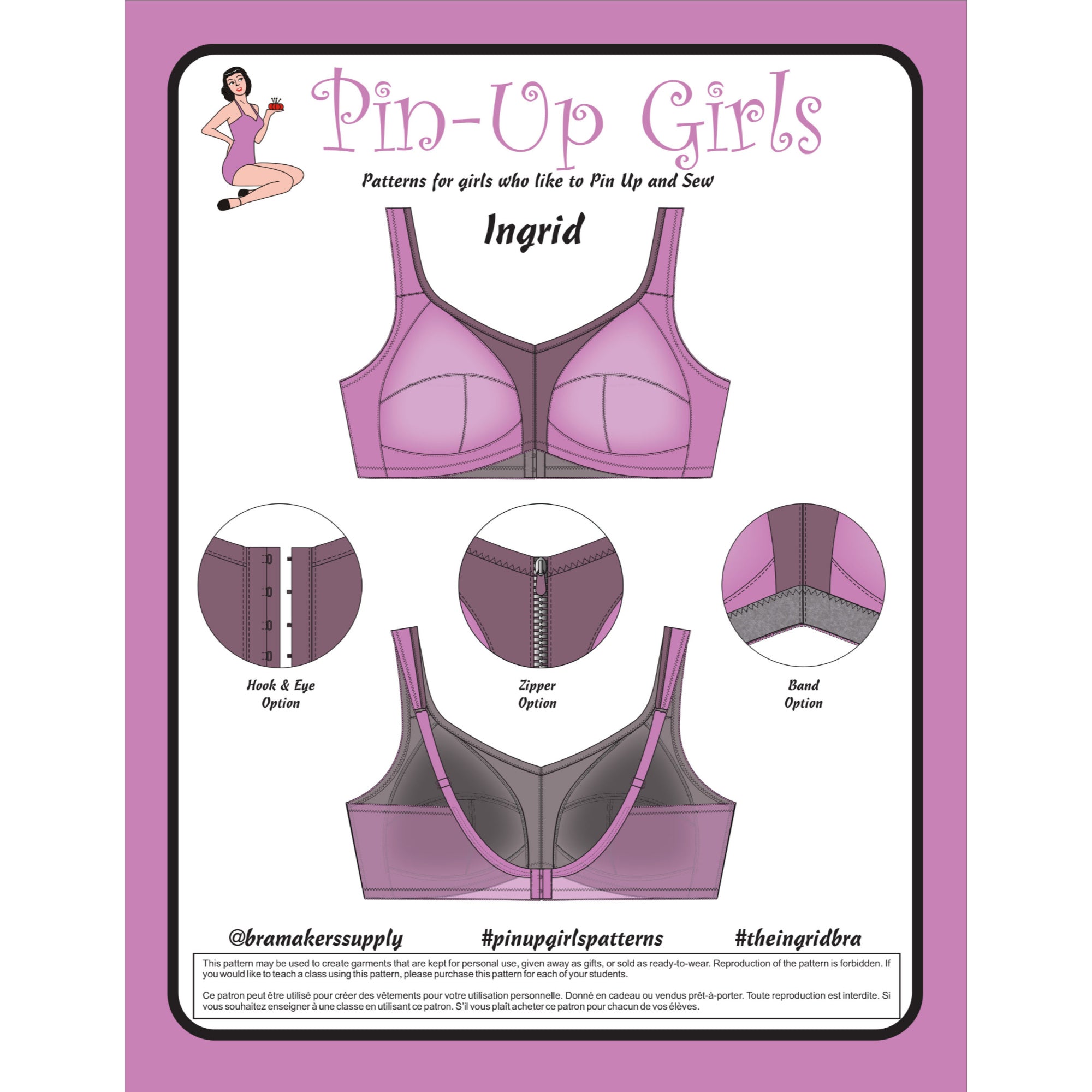 Ingrid Non-wired Bra Pattern