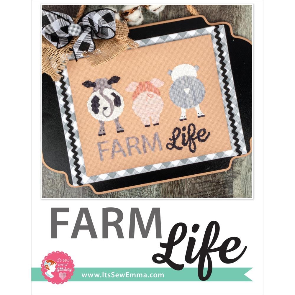 Farm Life Cross Stitch Pattern by It's Sew Emma
