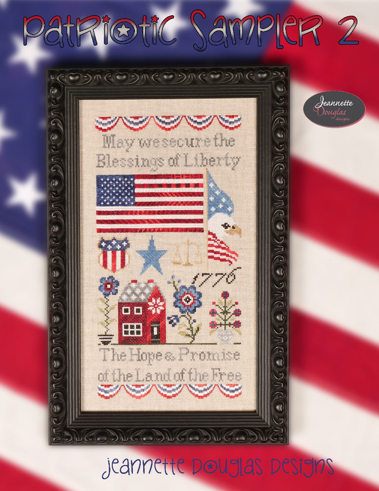 Patriotic Sampler 2 by Jeannette Douglas Designs