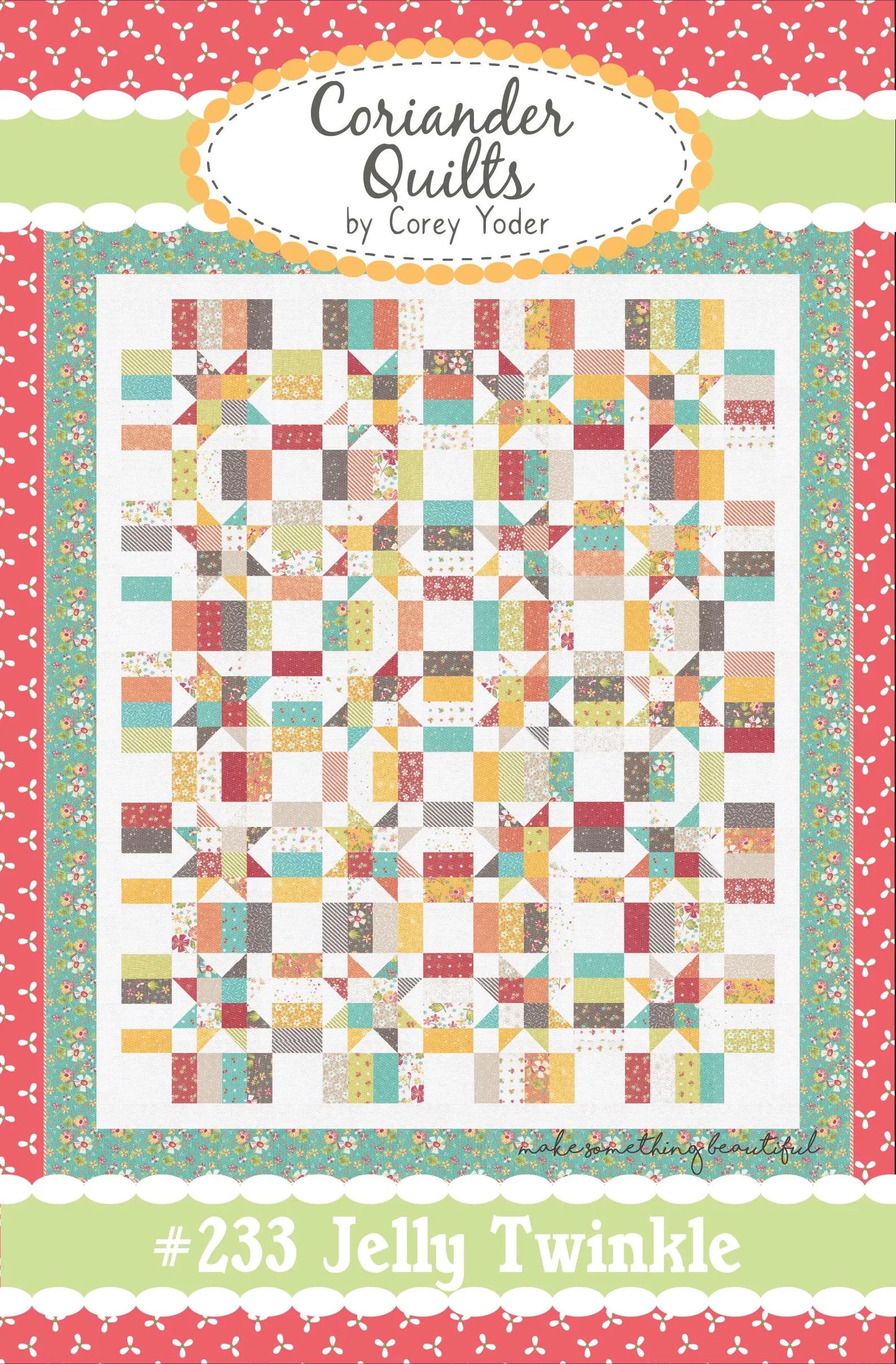 Jelly Twinkle Quilt Pattern by Corey Yoder of Coriander Quilts
