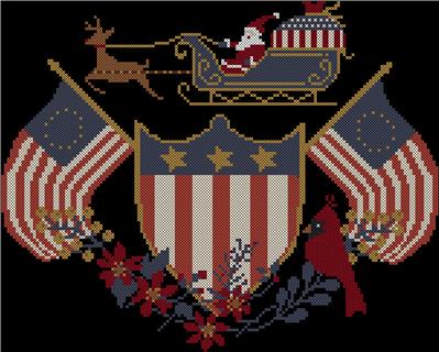 Joly July Cross Stitch Pattern by Twin Peak Primitives