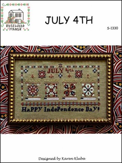 July 4th Cross Stitch Pattern by Rosewood Manor