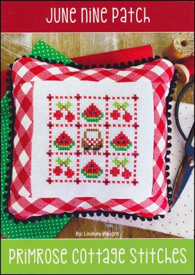 June Nine Patch Cross Stitch Pattern by Primrose Cottage Stitches