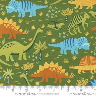 Moda Fabrics - Stomp Stomp Roar by Stacy Iest Hsu - 20820-18 - Jungle