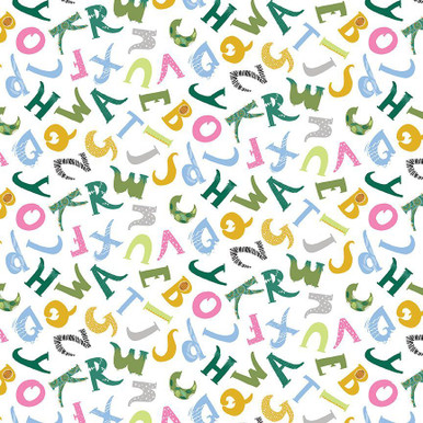 Dear Stella - Alphabet Soup - D2886 - White