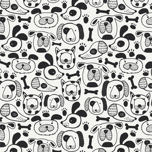 Oh Woof - Woofin Around (Knit Fabric) - Art Gallery Fabrics