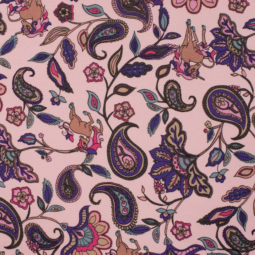 Fleece(Sweat) Print - Paisley Unicorns