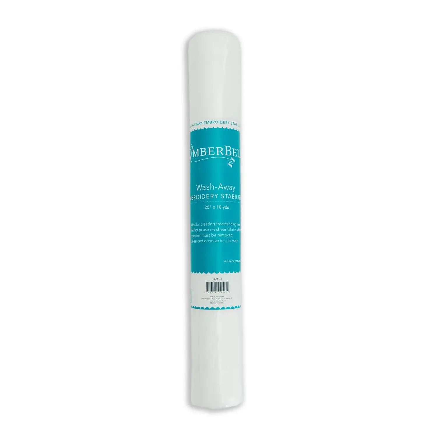 Kimberbell Wash-Away Embroidery Stabilizer 20"x10yd