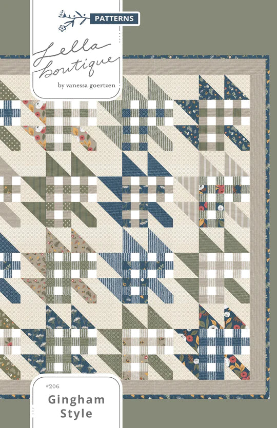 Gingham Style Quilt Pattern Lella Boutique