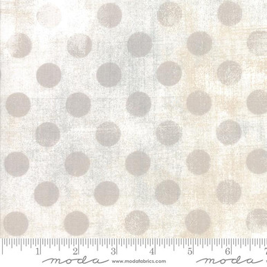 Wideback Fabric (108") - Moda Fabrics - Grunge by BasicGrey - 11131-11 - Spot White