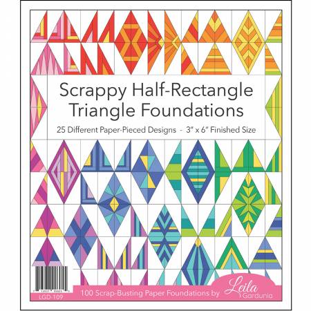 Foundation Paper - Scrappy Half-Rectangle Triangle Foundation Pad