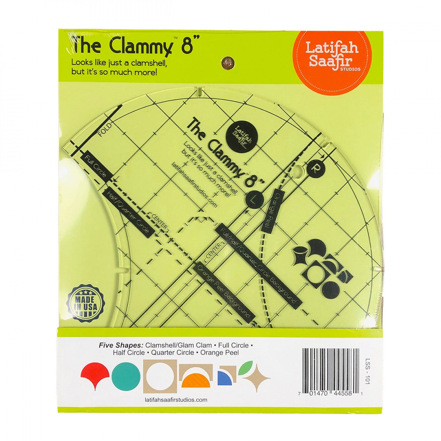 The Clammy 8 Inch Template (By Special Order: Read description for full details)