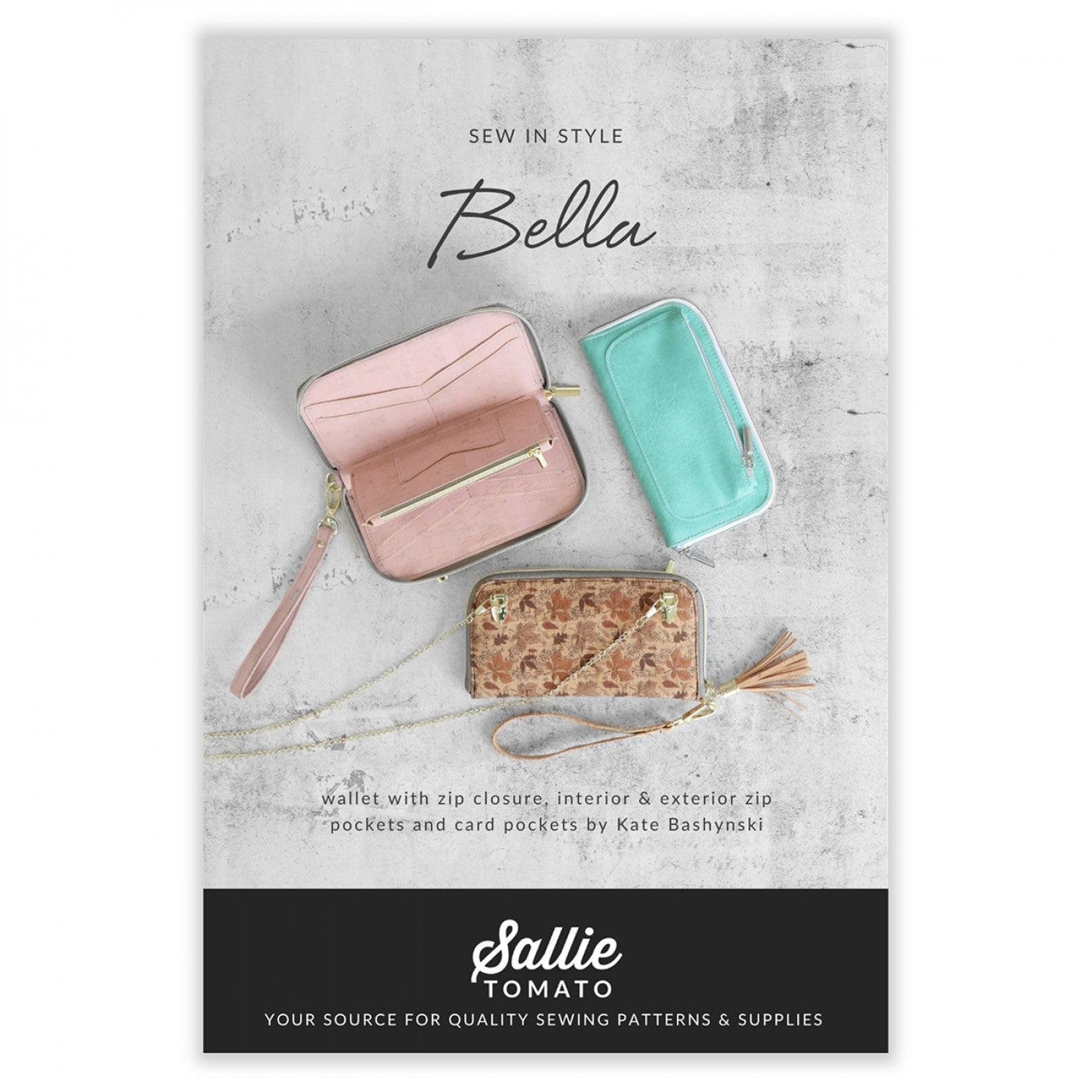 Bella Wallet Pattern - Sallie Tomato Pattern