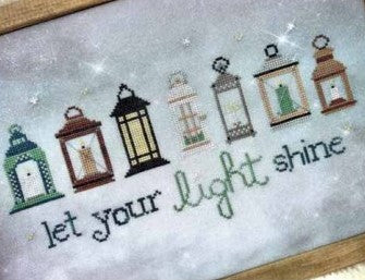 Lantern Lights Cross Stitch Pattern by Sweet Wing Studio