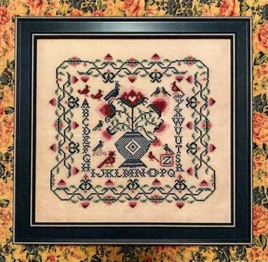 Larksworthy Sampler Cross Stitch Pattern by Rosewood Manor