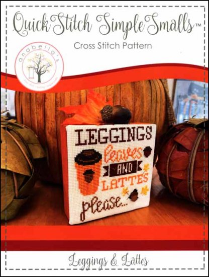 Leggings & Lattes Cross Stitch Pattern by Anabella's