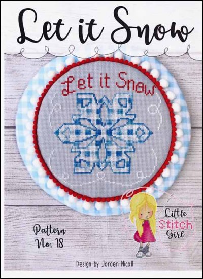Let It Snow Cross Stitch Pattern by Little Stitch Girl