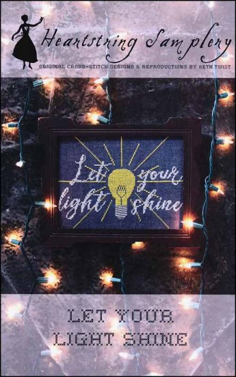 Let Your Light Shine Cross Stitch Pattern by Heartstring Samplery