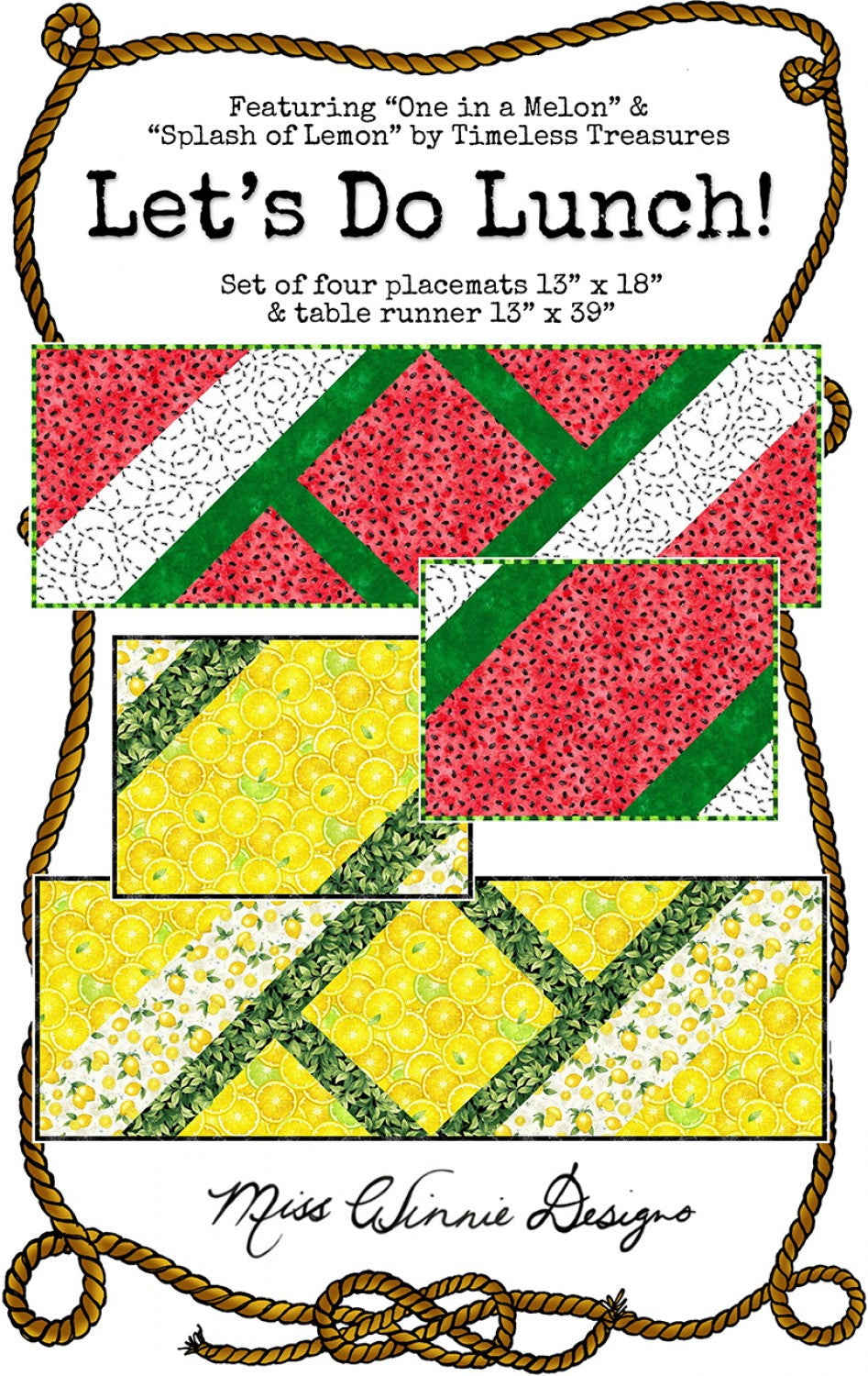 Let's Do Lunch! Placemats and Table Runner