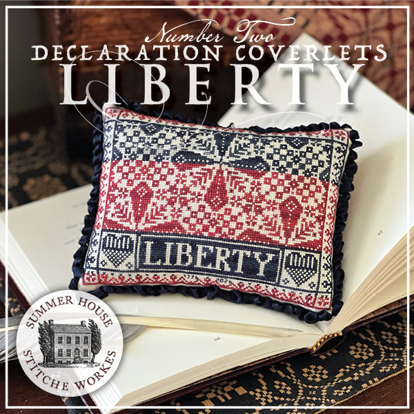 Declaration Coverlets: Liberty by Summer House Stitche Workes