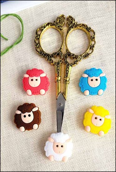 Little Sheep Point Protectors, pk of 5 by Yarn Tree