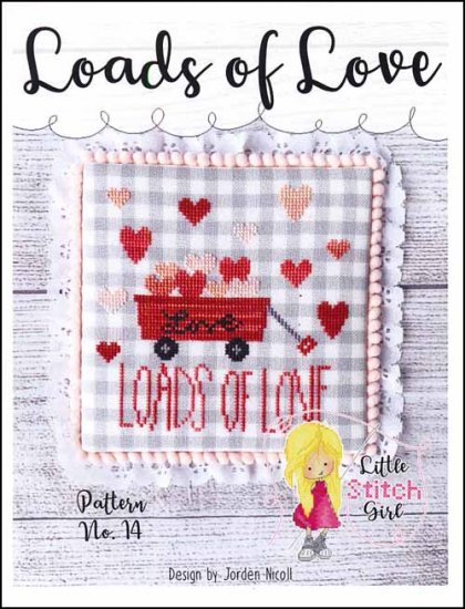Loads Of Love Cross Stitch Pattern by Little Stitch Girl