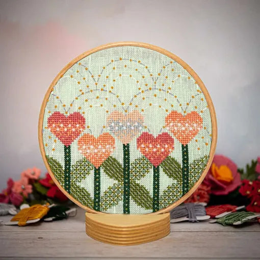 Love Blooms Here Cross Stitch Pattern by Counting Puddles