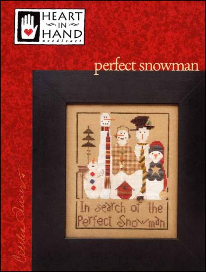 Perfect Snowman Cross Stitch Pattern by Heart In Hand Needleart