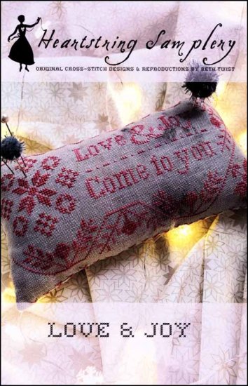 Love & Joy Cross Stitch Pattern by Heartstring Samplery