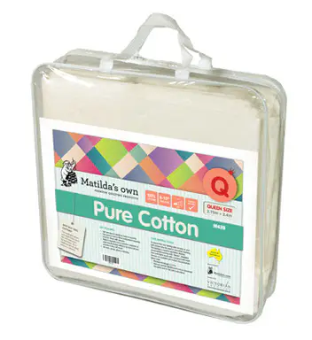 Matilda's Own 100% Cotton with Scrim Quilt Batting - King (122" x 122" )