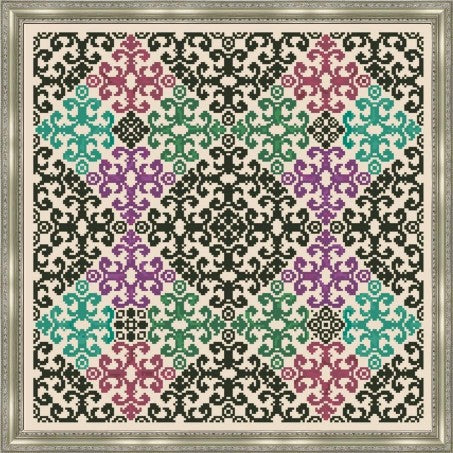 The Looking Glass Cross Stitch Pattern by My Big Toe Designs™