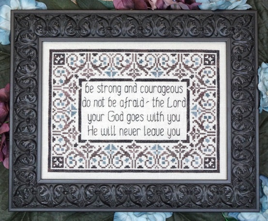 Be Strong Cross Stitch Pattern by My Big Toe Designs