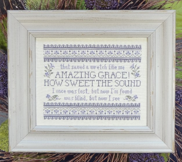 Amazing Grace ~ How Sweet the Sound ~ Cross Stitch Pattern by My Big Toe Designs