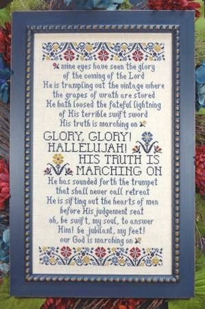 Battle Hymn Of The Republic Cross Stitch Pattern by My Big Toe Designs