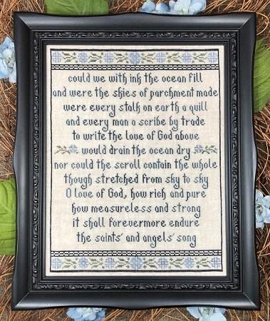 The Love of God Cross Stitch Pattern by My Big Toe Designs™